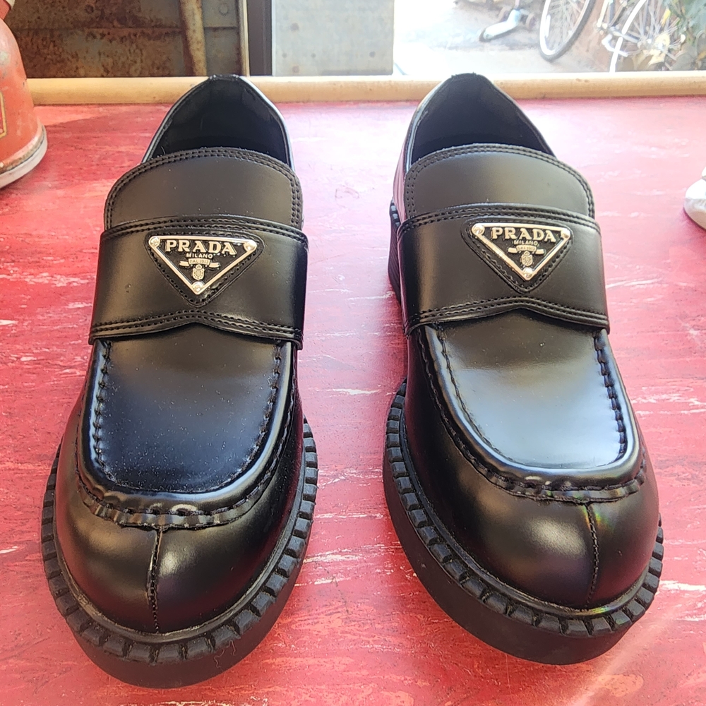 Prada Women's Black Loafers